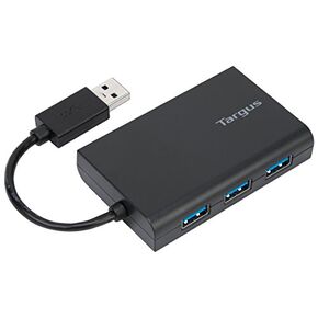 Targus 4-Port USB 2.0 Hub, Black - Compatible with PC and Mac, Sleek and Travel Friendly (ACH114US) in Kuwait