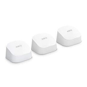 Amazon eero 6 mesh wifi add-on extender - Add up to 1,500 sq. ft. of Wi-Fi 6 coverage. Required eero mesh wifi system not included in Saudi Arabia