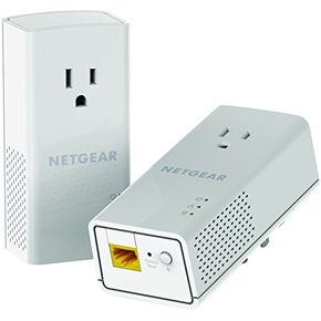 مجموعة محول NETGEAR Powerline، قابس حائط بسرعة 1000 ميجابت في الثانية، 1 منافذ جيجابت إيثرنت (PL1000-100PAS) in Kuwait