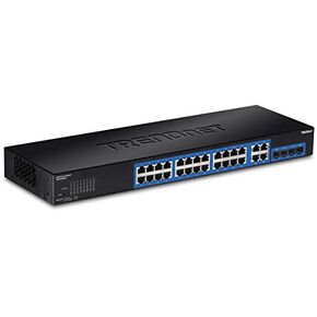 محول شبكة جيجابايت 20 منفذ من تريندنت ، 16 منافذ جيجابت، 4 منافذ جيجابايت مشتركة (RJ-45/SFP)، VLAN، QoS، LACP، IPv6، سعة تبديل 40 جيجابايت في الثانية TEG-204WS in Kuwait