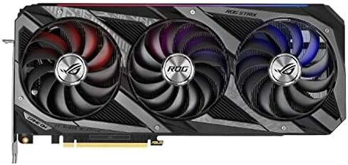 ASUS ROG STRIX NVIDIA GeForce RTX 3090 Gaming Graphics Card- PCIe 4.0, 24GB GDDR6X, HDMI 2.1, DisplayPort 1.4a, Axial-Tech Fan Design, 2.9-Slot in Saudi Arabia
