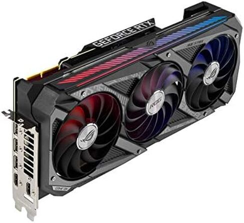 ASUS ROG STRIX NVIDIA GeForce RTX 3090 Gaming Graphics Card- PCIe 4.0, 24GB GDDR6X, HDMI 2.1, DisplayPort 1.4a, Axial-Tech Fan Design, 2.9-Slot in Saudi Arabia