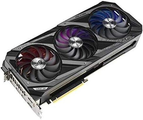 ASUS ROG STRIX NVIDIA GeForce RTX 3090 Gaming Graphics Card- PCIe 4.0, 24GB GDDR6X, HDMI 2.1, DisplayPort 1.4a, Axial-Tech Fan Design, 2.9-Slot in Saudi Arabia