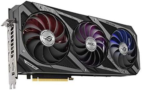 ASUS ROG STRIX NVIDIA GeForce RTX 3090 Gaming Graphics Card- PCIe 4.0, 24GB GDDR6X, HDMI 2.1, DisplayPort 1.4a, Axial-Tech Fan Design, 2.9-Slot in Saudi Arabia