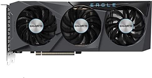 GIGABYTE Radeon RX 6600 Eagle 8G Graphics Card, WINDFORCE 3X Cooling System, 8GB 128-bit GDDR6, GV-R66EAGLE-8GD Video Card in Saudi Arabia