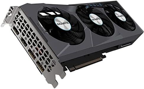 GIGABYTE Radeon RX 6600 Eagle 8G Graphics Card, WINDFORCE 3X Cooling System, 8GB 128-bit GDDR6, GV-R66EAGLE-8GD Video Card in Saudi Arabia