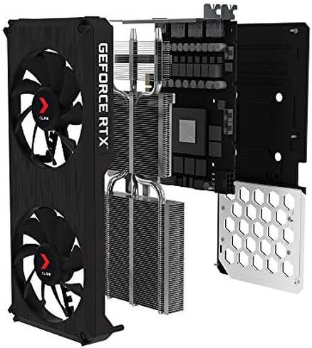 بطاقة رسومات PNY GeForce RTX 3060 12GB XLR8 Gaming Revel Epic-X RGB بمروحة واحدة in Saudi Arabia