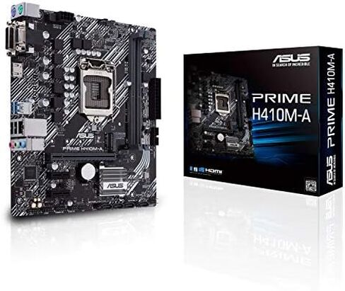 ASUS Prime H410M-A/CSM LGA1200 (Intel® 10th Gen) Micro-ATX Commercial Motherboard (M.2 Support, HDMI, D-Sub, DVI, USB 3.2 Gen 1, COM Header, TPM Header and ASUS Control Center Express) in Saudi Arabia