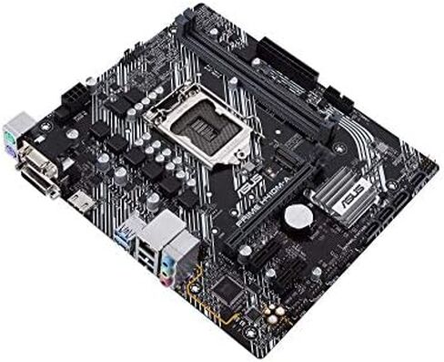 ASUS Prime H410M-A/CSM LGA1200 (Intel® 10th Gen) Micro-ATX Commercial Motherboard (M.2 Support, HDMI, D-Sub, DVI, USB 3.2 Gen 1, COM Header, TPM Header and ASUS Control Center Express) in Saudi Arabia