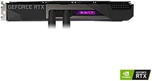 GIGABYTE AORUS GeForce RTX 3080 Xtreme WATERFORCE 12G Graphics Card, WATERFORCE Cooling System, 12GB 384-bit GDDR6X, GV-N3080AORUSX W-12GD Video Card in Saudi Arabia
