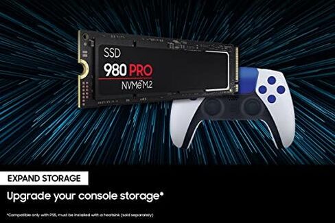 سامسونج وسيط تخزين ذو حالة ثابتة 980 برو 1 تيرابايت بمنفذ PCIe وذاكرة مستديمة الجيل الرابع للالعاب M.2 (MZ-V8P1T0B) in Kuwait