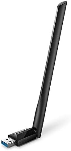 TP-Link USB WiFi Adapter for Desktop PC, AC1300Mbps USB 3.0 WiFi Dual Band Network Adapter with 2.4GHz/5GHz High Gain Antenna(Archer T3U Plus), MU-MIMO, Windows 11/10/8.1/8/7/XP, Mac OS 10.9-10.15 in Saudi Arabia