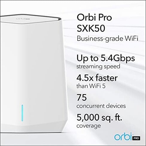 NETGEAR Orbi Pro WiFi 6 AX5400 نظام شبكي ثلاثي (SXK50-100NAS) in Kuwait