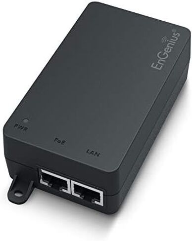 EnGenius Technologies 802.3at/af Gigabit PoE+ Injector Features up to 30 Watts of Output Power for Distances up to 100M, Plug-n-Play, Auto Detects Power (EPA5006GAT) in Saudi Arabia