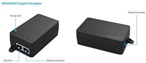 EnGenius Technologies 802.3at/af Gigabit PoE+ Injector Features up to 30 Watts of Output Power for Distances up to 100M, Plug-n-Play, Auto Detects Power (EPA5006GAT) in Saudi Arabia