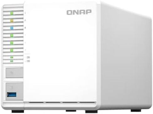 وحدة تخزين داخلية QNAP TS-364-US 2 خليج عالية الأداء مع 2.5 جيجا بايت وM.2 SSD للتخزين المؤقت لتشغيل الأجهزة الافتراضية وQtier in Kuwait