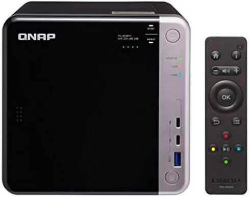 QNAP TS-453BT3-8G-US 4-Bay Thunderbolt 3 NAS. Intel Celeron Apollo Lake J3455 Quad-core CPU, 8GB RAM, SATA 6Gb/s in Saudi Arabia