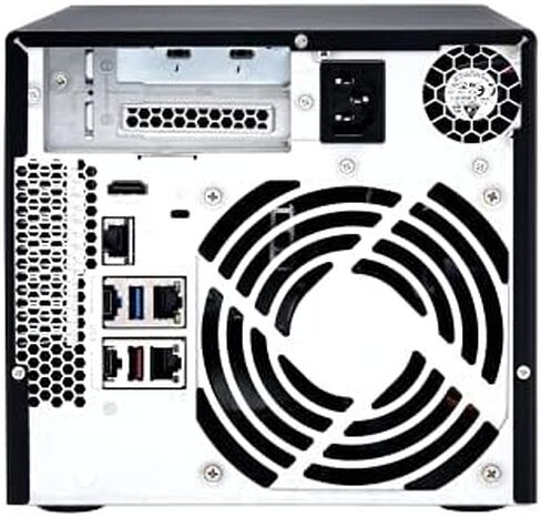 QNAP 4 Bay Thunderbolt NAS بسعة تخزين 24 تيرابايت، حزمة محركات RAID 5 Seagate IronWolf التي تم تكوينها مسبقًا (TVS-472XT-i3-4G-48R-US) in Saudi Arabia