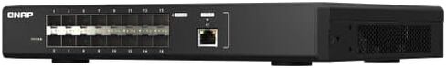 محول شبكة QNAP QSW-M5216-1T-US مزود بـ 16 منفذًا بسرعة 25 جيجابت عبر شبكة إيثرنت مع اتصال بسرعة 10 جيجابت للشبكات الأساسية. الطبقة الثانية، إدارة الويب in Kuwait