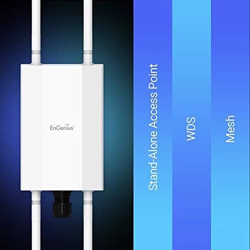 EnGenius Outdoor WiFi 6 AX1800 نقطة وصول مُدارة EWS850AP مع منفذ 2.5 جيجابت في الثانية، OFDMA، MU-MIMO، PoE+ Injector، WPA3، تصنيف IP67، أدوات إدارة عن بعد خالية من الترخيص متضمنة in Kuwait