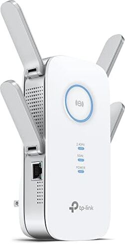 TP-Link AC2600 WiFi Extender(RE650), Up to 2600Mbps, Dual Band WiFi Range Extender, Gigabit port, Internet Booster, Repeater, Access Point,4x4 MU-MIMO in Saudi Arabia