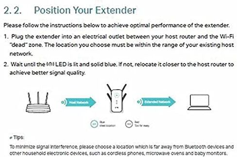 TP-Link AC2600 WiFi Extender(RE650), Up to 2600Mbps, Dual Band WiFi Range Extender, Gigabit port, Internet Booster, Repeater, Access Point,4x4 MU-MIMO in Saudi Arabia