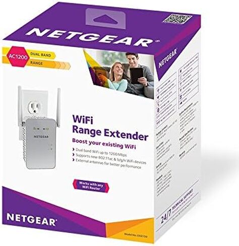 NETGEAR EX6150-100NAR AC1200 WiFi Range Extender (Renewed) in Saudi Arabia