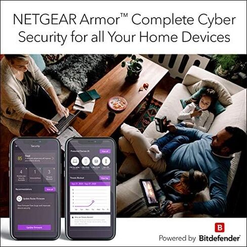 راوتر NETGEAR Nighthawk 4-Stream AX4 WiFi 6 مع مودم مدمج 4G LTE (LAX20) - AX1800 WiFi (حتى 1.8 جيجابت في الثانية) | تغطية تصل إلى 1500 قدم مربع و20 جهازًا in Kuwait