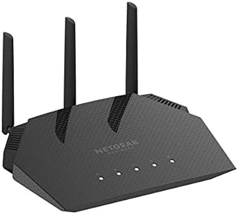 NETGEAR 4-Stream WiFi 6 Dual-Band Gigabit Router (WAX204) – AX1800 Wireless Speed (Up to 1.8 Gbps) | Coverage up to 1,500 sq. ft, 40 Devices in Saudi Arabia