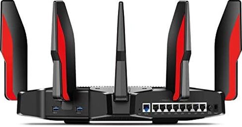 TP-Link AC5400 Tri Band WiFi Gaming Router(Archer C5400X) – MU-MIMO Wireless Router, 1.8GHz Quad-Core 64-bit CPU, Game First Priority, Link Aggregation, 16GB Storage, Airtime Fairness in Saudi Arabia