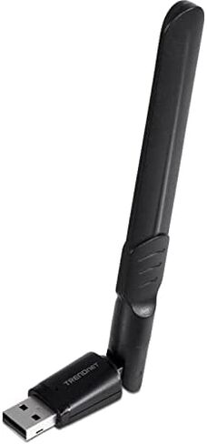 TRENDnet - TEW-808UBM Micro AC1200 Wireless USB Adapter, MU-MIMO, Dual Band Support 2.4GHz/5GHz, Supports Windows/Mac, TEW-808UBM Black in Saudi Arabia