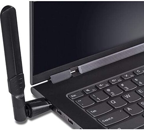 TRENDnet - TEW-808UBM Micro AC1200 Wireless USB Adapter, MU-MIMO, Dual Band Support 2.4GHz/5GHz, Supports Windows/Mac, TEW-808UBM Black in Saudi Arabia