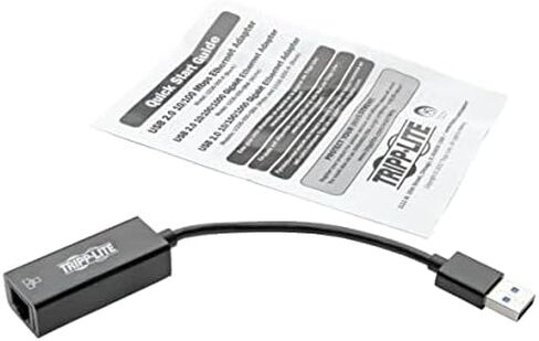 TRIPP LITE USB 3.0 SuperSpeed to Gigabit Ethernet NIC Network Adapter, White (U336-000-GBW) in Kuwait