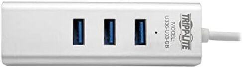 TRIPP LITE USB 3.0 SuperSpeed to Gigabit Ethernet NIC Network Adapter, White (U336-000-GBW) in Kuwait