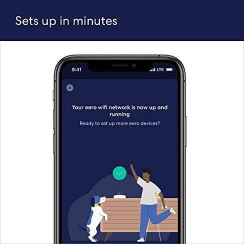 Amazon eero 6 mesh wifi add-on extender - Add up to 1,500 sq. ft. of Wi-Fi 6 coverage. Required eero mesh wifi system not included in Saudi Arabia