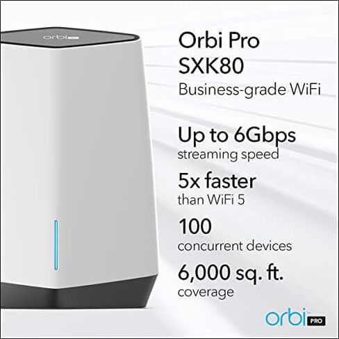 نظام شبكة NETGEAR Orbi Pro WiFi 6 ثلاثي الموجات (SXK80) in Kuwait