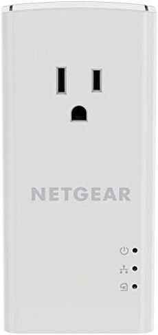 NETGEAR Powerline adapter Kit, 1000 Mbps Wall-plug, 1 Gigabit Ethernet Ports (PL1000-100PAS), White, 2 Count (Pack of 1) in Kuwait