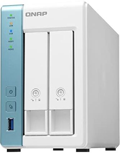 QNAP TS-231P3-2G 2 Bay Home & Office NAS with one 2.5GbE Port (TS-231P3-2G-AMZ-US) in Saudi Arabia