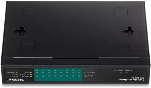 TRENDnet 8-Port Gigabit GREENnet PoE+ Switch, TPE-TG81g, 8 x Gigabit PoE+ Ports, Rack Mountable, Up to 30 W Per Port with 110 W Total Power Budget, Ethernet Network Switch, Metal, Lifetime Protection in Saudi Arabia