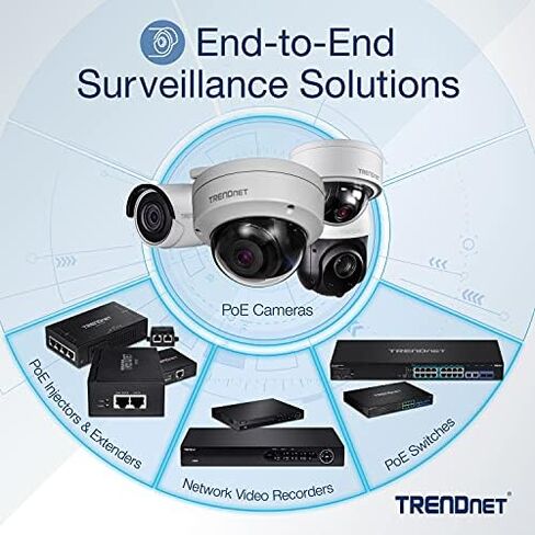TRENDnet 5-Port Gigabit PoE+ Switch, 32W PoE Power Budget, 10Gbps Switching Capacity, IEEE 802.1p QoS, DSCP Pass-Through Support, Fanless, Wall Mountable, Lifetime Protection, Black, TPE-TG52 in Saudi Arabia