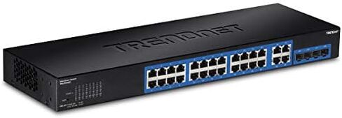 محول شبكة جيجابايت 20 منفذ من تريندنت ، 16 منافذ جيجابت، 4 منافذ جيجابايت مشتركة (RJ-45/SFP)، VLAN، QoS، LACP، IPv6، سعة تبديل 40 جيجابايت في الثانية TEG-204WS in Kuwait