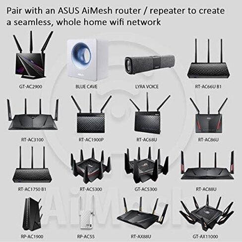 ASUS WiFi Router (RT-AC1200_V2) - Dual Band Wireless Internet Router, Gaming & Streaming, Easy Setup, Parental Control in Saudi Arabia