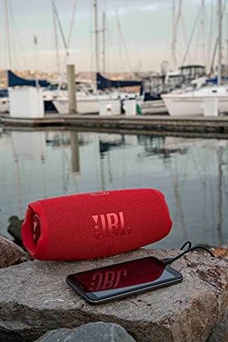 JBL CHARGE 5 - Portable Bluetooth Speaker with IP67 Waterproof and USB Charge out - Red in Saudi Arabia