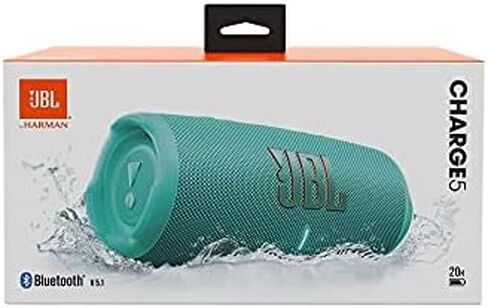 JBL CHARGE 5 - Portable Bluetooth Speaker with IP67 Waterproof and USB Charge out - Teal in Saudi Arabia