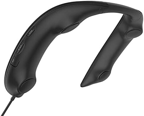 Panasonic SoundSlayer Final Fantasy XIV Online Edition Wearable Gaming Speaker, Lightweight Wired Neck Speaker with Built-in Microphone and Dimensional Sound - SC-GN01PP-FF (Black) in Saudi Arabia