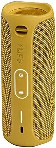JBL FLIP 5, Waterproof Portable Bluetooth Speaker, Black, Small | Sounds better than ever, Bring the party anywhere, Make a splash with IPX7 waterproof design, A rainbow of colours in Kuwait