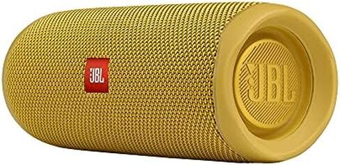 JBL FLIP 5, Waterproof Portable Bluetooth Speaker, Black, Small | Sounds better than ever, Bring the party anywhere, Make a splash with IPX7 waterproof design, A rainbow of colours in Kuwait