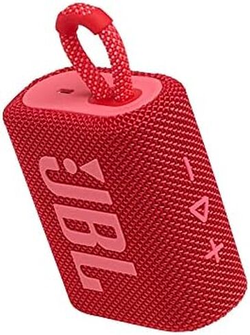 JBL Go 3 - Portable Mini Bluetooth Speaker, big audio and punchy bass, IP67 waterproof and dustproof, 5 hours of playtime, speaker for home, outdoor and travel (Black) in Kuwait