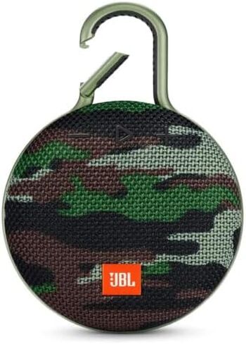 JBL Clip 3, Fiesta Red - Waterproof, Durable & Portable Bluetooth Speaker - Up to 10 Hours of Play - Includes Noise-Cancelling Speakerphone & Wireless Streaming in Kuwait