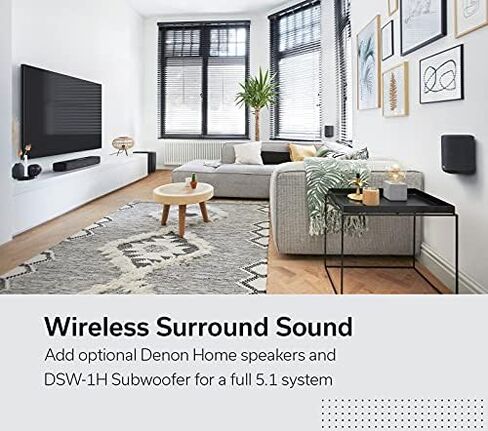 Denon Home Wireless Speaker (2020 Model) | HEOS Built-in, AirPlay 2, and Bluetooth | Alexa Compatible in Saudi Arabia